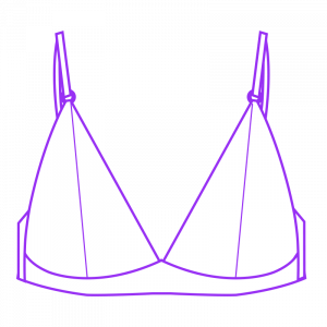 shaped non-wired bralette style 1